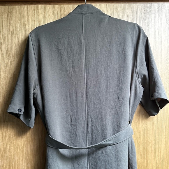 Billy Reid khaki green button front dress, size M - Picture 9 of 9